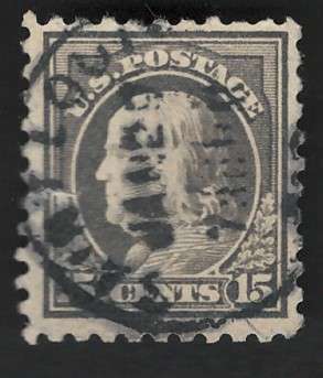 USA-Scott 1916/17  (P10) #475 15c Gray. Price R56 (cv R312)