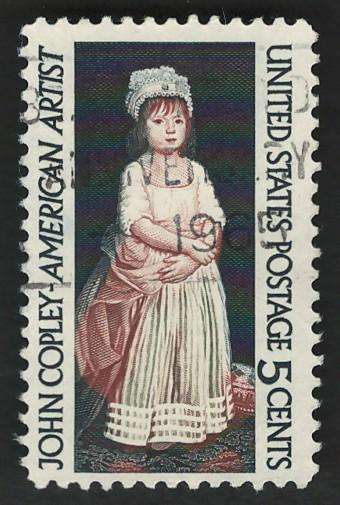 USA 1965 Artist John Singleton Copley: Daughter. Elizabeth Clark. Scott #1273