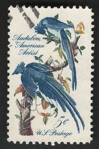 USA 1963 John James Audubon: Columbia Jays. Scott #1241
