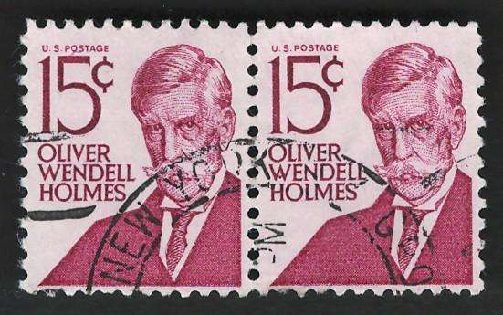 USA 1965-78 Prominent Americans: Oliver Wendell Holmes. Scott #1288 (P11x10½)
