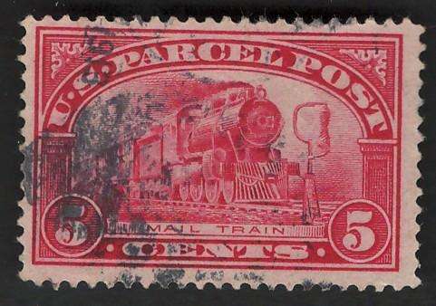 USA Scott Parcel Post 1913 Mail Train #Q5 5c