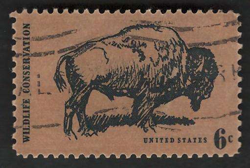 USA 1970 Wildlife Conservation: American Buffalo. Scott #1392