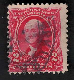USA-Scott 1902/03 #301 2c Carmine Rose. Price R7