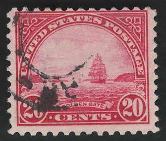 USA 1931 (P11x10½) Scott #698 20c Carmine. Price R5
