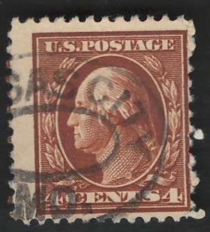 USA-Scott 1917/19  P11 #503 4c Brown. Price R5