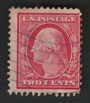 USA-Scott 1908/09 P12 #332 2c Light Carmine. Price R5