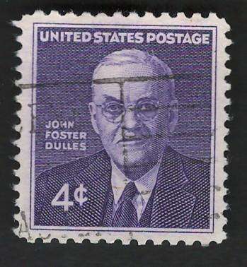 USA 1960 Secretary of State John Foster Dulles. Scott #1172