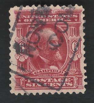 USA-Scott 1902/03 #305 6c Deep Claret. Price R23 (cv R117)