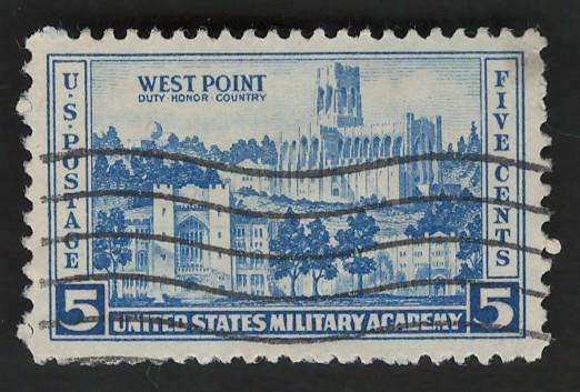 USA ARMY Issue 1936/37 Scott #789 West Point 5c
