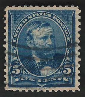 USA Scott 1897/1903 #281 5c Dark Blue. Price R12 (cv R58)