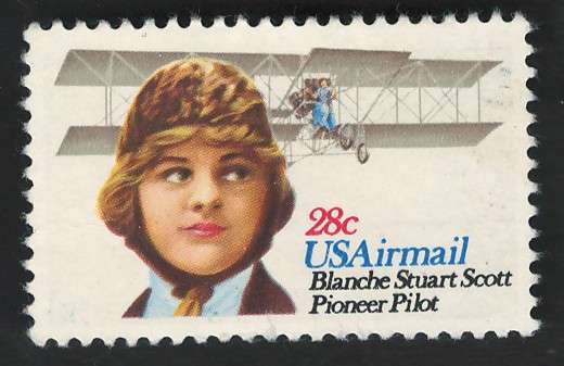 USA Scott Air Post 1980 Blanche Stuart Scott #C99 28c (Unused)