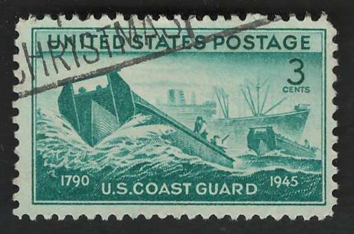 USA 1945 Coast Guard Landing Craft Scott #936. Price R4