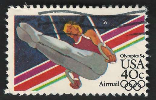 USA Scott Air Post 1983 Summer Olympics: Mens Gymnastics Scott #C106 40c. Price R5
