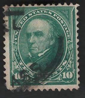 USA-Scott 1894 Unwmk 10c #258 Green. Price R39 (cv R448)