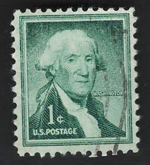 USA 1954-68 Liberty Issue: Washington. Scott #1031. Price R4
