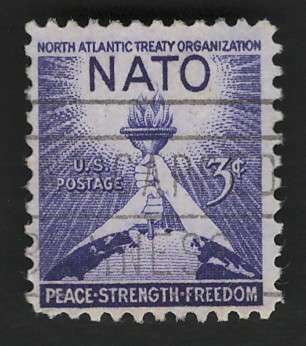 USA 1952 Torch of Liberty and Globe. Scott #1008. Price R4