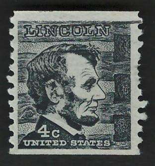 USA 1966-81 Prominent Americans (P10 Vert.): Lincoln. Scott #1303