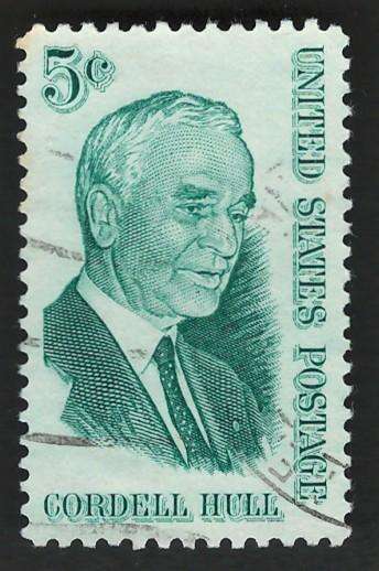 USA 1963 Secretary Of State Cordell Hull. Scott #1235