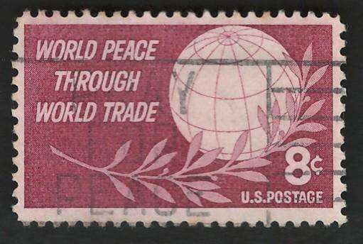 USA 1959 World Peace: Globe and Laurel. Scott #1129