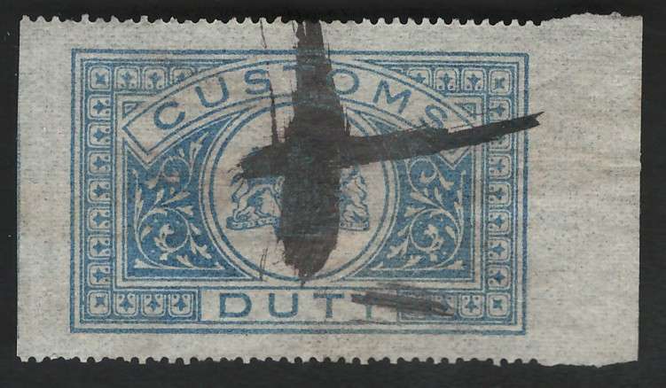 Customs Duty stamp. Price R8