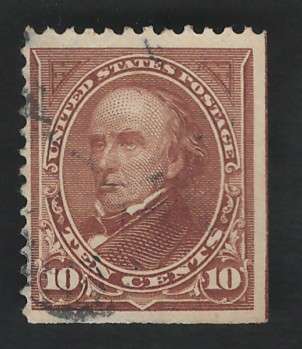USA-Scott 1897/1903 #282C (Type I) 10c Brown. Price R26 (cv R136)