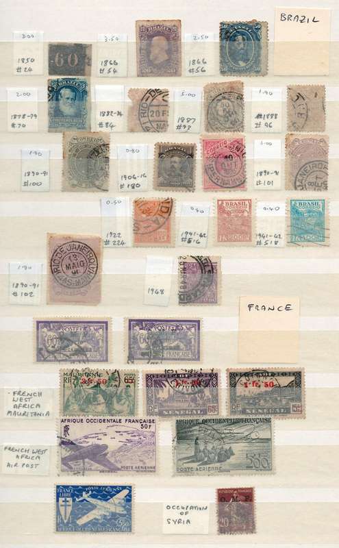 16 Page (32 sides, 9 rows) Stock Book (very fine). Austria-Hungary to France (details below)