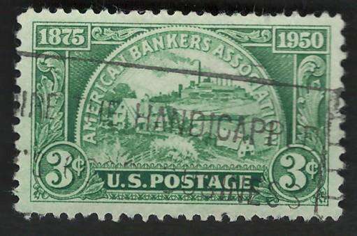 USA 1950 American Bankers Ass.: Coin, Symbolizing Fields of Banking Service. Scott #987