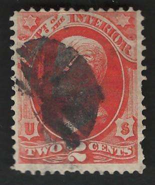 USA Scott 1873 Official Stamps: Interior #O16 2c Vermillion