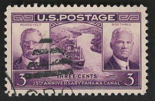 USA 1939 Roosevelt & Gen Goethals Scott #856 3c.