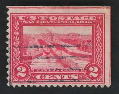 USA-Scott 1913 Panama-Pacific Expo P12 #398 2c Carmine. Price R5