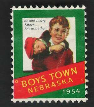 USA 1954 Boys Town Nebraska stamp. Price R4