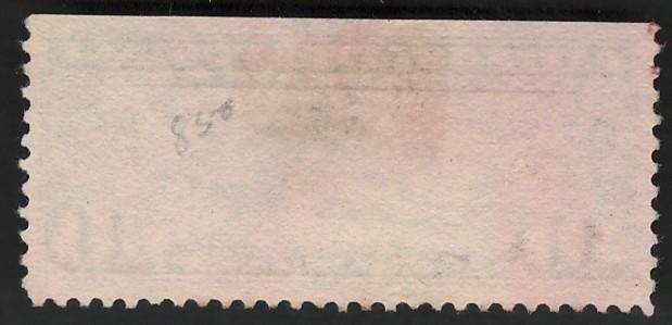USA Scott Air Post Lindberghs Airplane 1927 #C10 10c Dark Blue