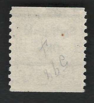 USA 1923/29  (P10 Vert.) Scott #598 1½c Deep Brown (Springfield pre-cancel). Price R7