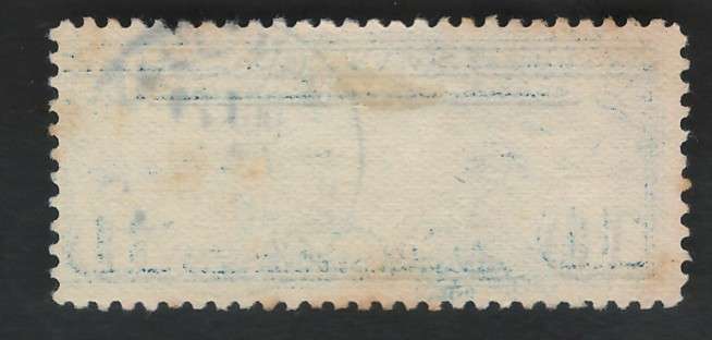 USA Scott Air Post 1926/27 USA Map #C7 10c Light Blue. Price R11
