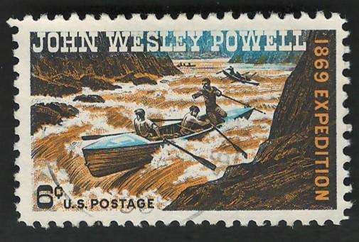 USA 1969 John Wesley Powell: Exploring Colorado River. Scott #1374
