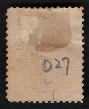 USA Scott 1891 Post Due (#J27) 30c Bright Claret
