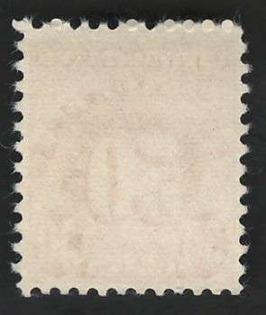 USA Scott 1931 Post Due (#J86a) P11x10½  50c Dull Carmine. Price R9