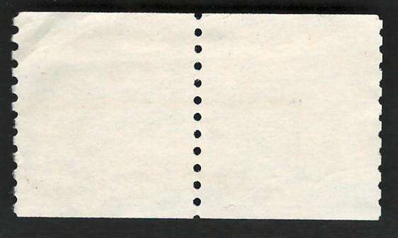 USA 1966-81 Prominent Americans (P10 Vert.): Washington (Redrawn) (Strip of 2). Scott #1304A