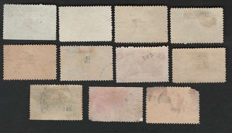 USA Scott Col. Expo 1893 #230 1c to #238 15c & #240 50c & #241 $1