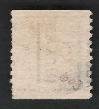 USA 1923/29  (P10 Vert.) Scott #603 10c Orange (Vertical New York pre-cancel). Price R9
