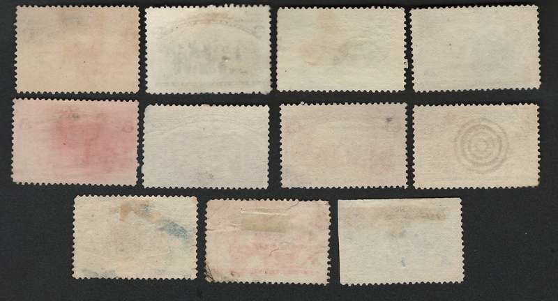 USA Scott Columbian Exposition 1893 #230 1c to #240 50c used. Price R350 (cv R9,071)
