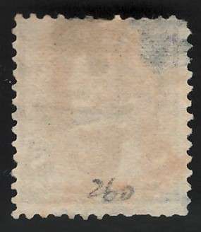 USA-Scott 1894 Unwmk #257 8c Violet Brown  used. Price R39 (cv R448)
