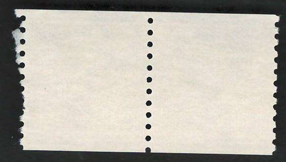 USA 1954-80 (P10 Vert). Abraham Lincoln (Coil strip of 2). Scott #1058