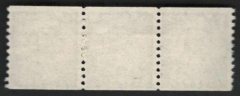 USA 1954-80 (P10 Vert). Statue of Liberty (Strip of 3). Scott #1057