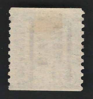 USA 1923/29  (P10 Vert.) Scott #602 5c Dark Blue (Vertical pre-cancel). Price R5
