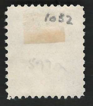 USA 1954-68 Liberty Issue: Bunker Hill, Monument, Mass. Flag. Scott #1034. Price R4