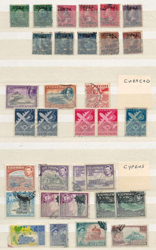 16 Page (32 sides, 9 rows) Stock Book (very fine). Austria-Hungary to France (details below)