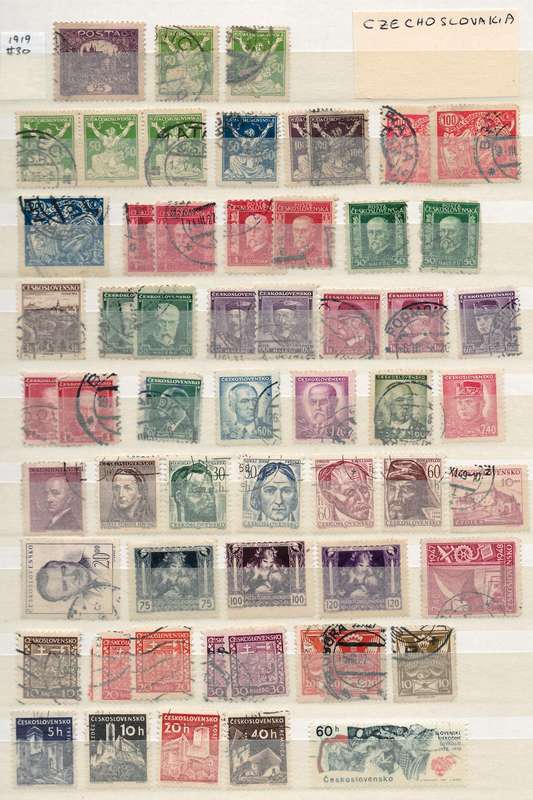 16 Page (32 sides, 9 rows) Stock Book (very fine). Austria-Hungary to France (details below)