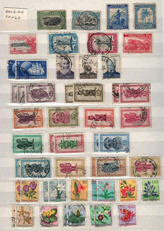 16 Page (32 sides, 10 rows) Stock Book (very fine). Aden to Belgium Congo (details below)