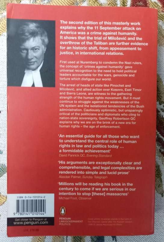 Crimes Against Humanity: The Struggle for Global Justice by Geoffrey Robertsn QC